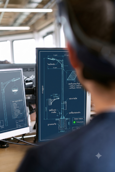 วิศวกรรม & ถอดแบบ (CAD & Blueprint)